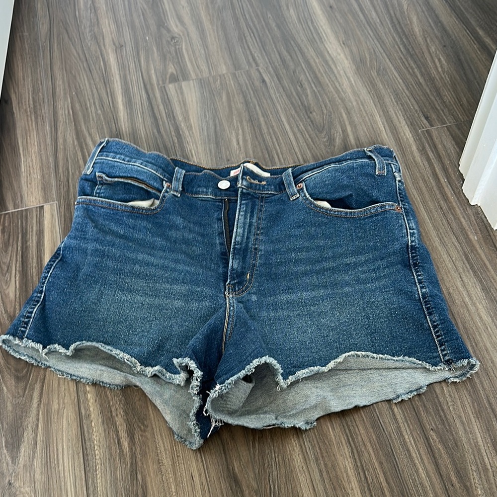 Signature by Levi Strauss Dark Blue Denim Shorts